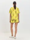 Женская пижама с шортами / Летние лимоны