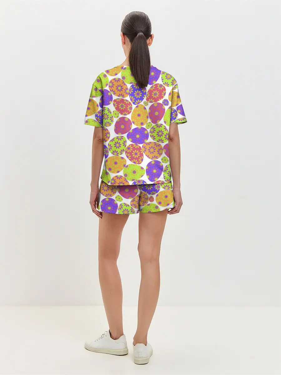 Женская пижама с шортами / Пасха