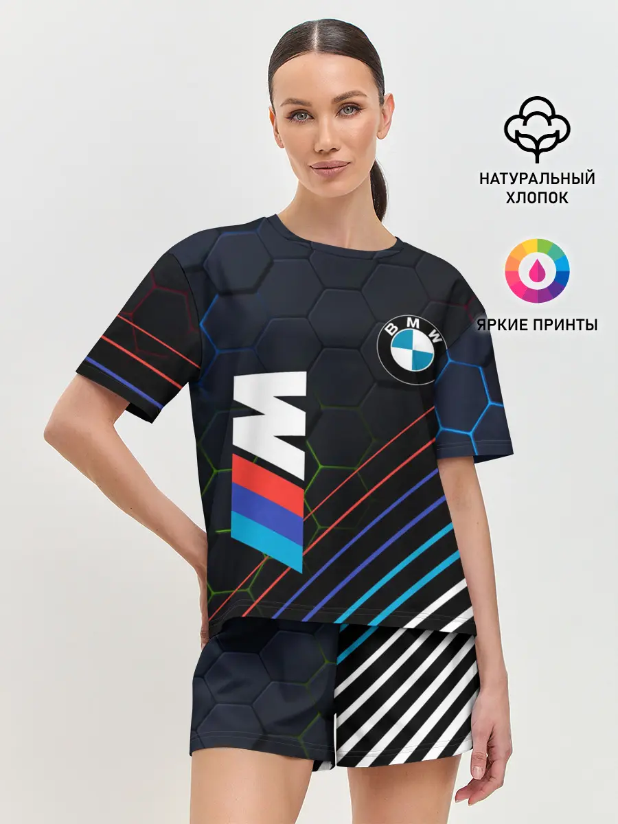 Женская пижама с шортами / BMW / БМВ / M COMPETITION