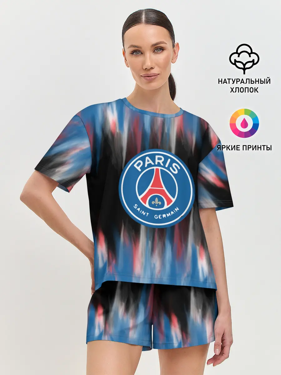 Женская пижама с шортами / PSG.