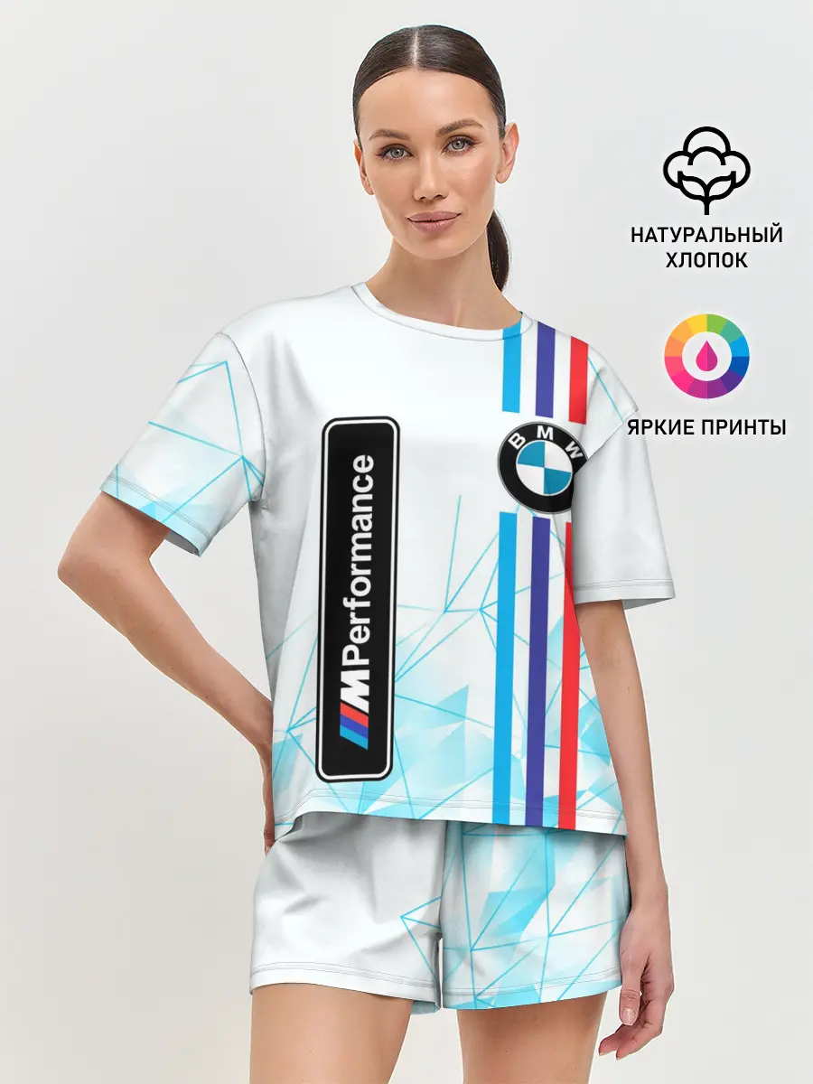 Женская пижама с шортами / BMW / БМВ / M PERFORMANCE