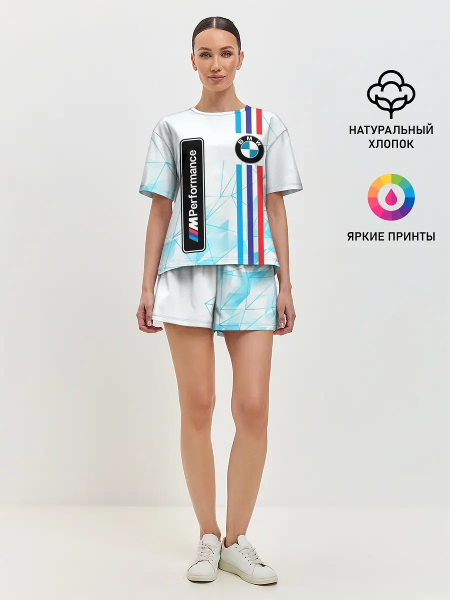 Женская пижама с шортами / BMW / БМВ / M PERFORMANCE