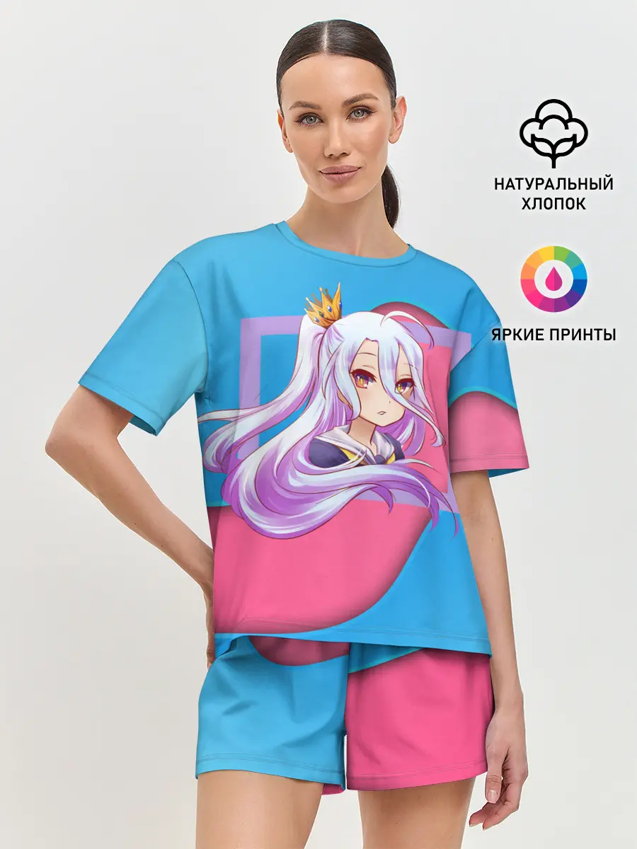 Женская пижама с шортами / Sweet Shiro