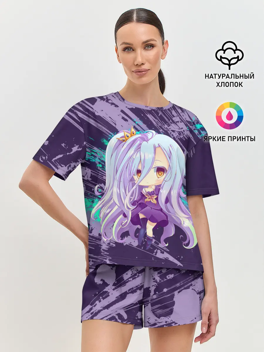 Женская пижама с шортами / Shiro art