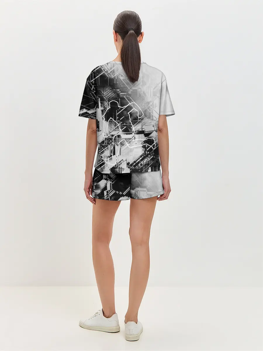 Женская пижама с шортами / Прыжок