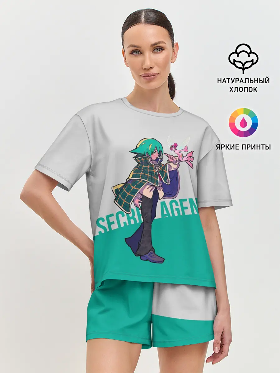 Женская пижама с шортами / Secret agent