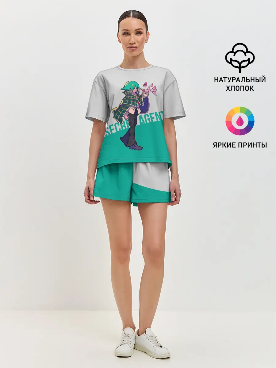 Женская пижама с шортами / Secret agent