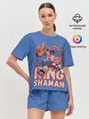 Женская пижама с шортами / King Shaman