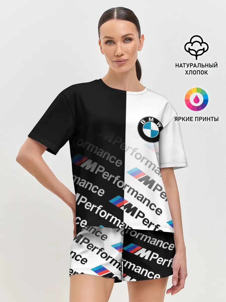Женская пижама с шортами / BMW / M PERFORMANCE ГРАДИЕНТ