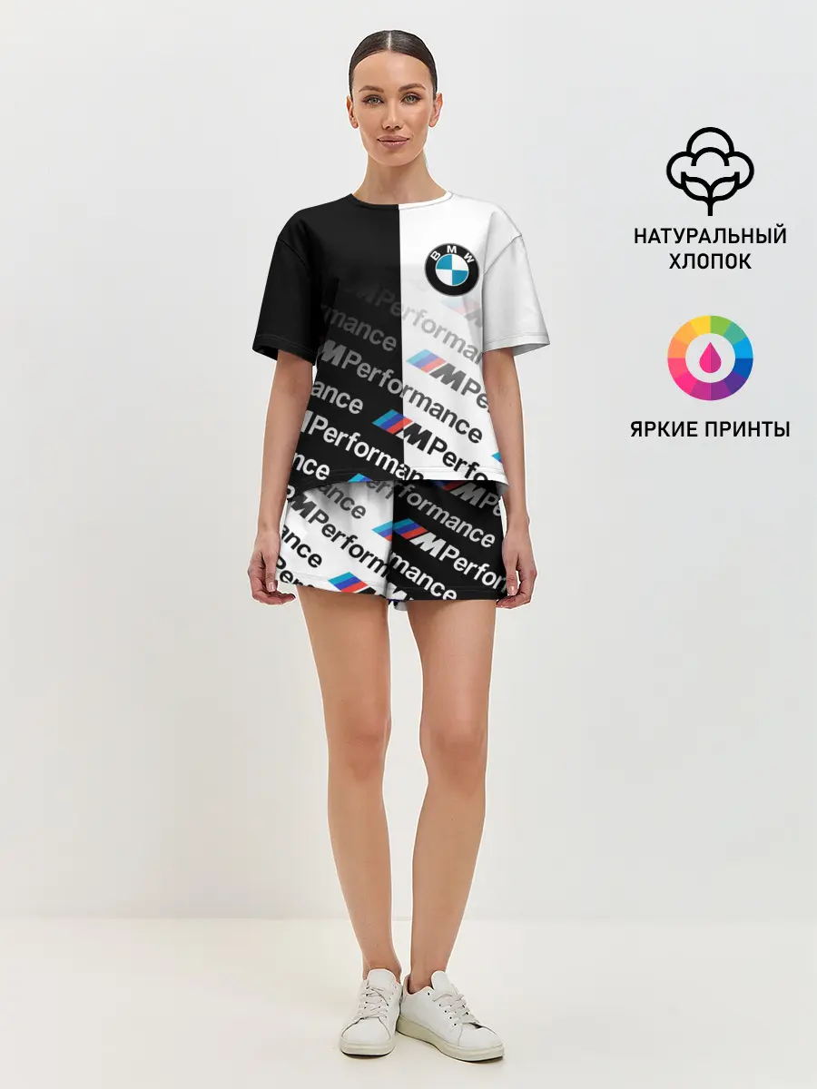 Женская пижама с шортами / BMW / M PERFORMANCE ГРАДИЕНТ