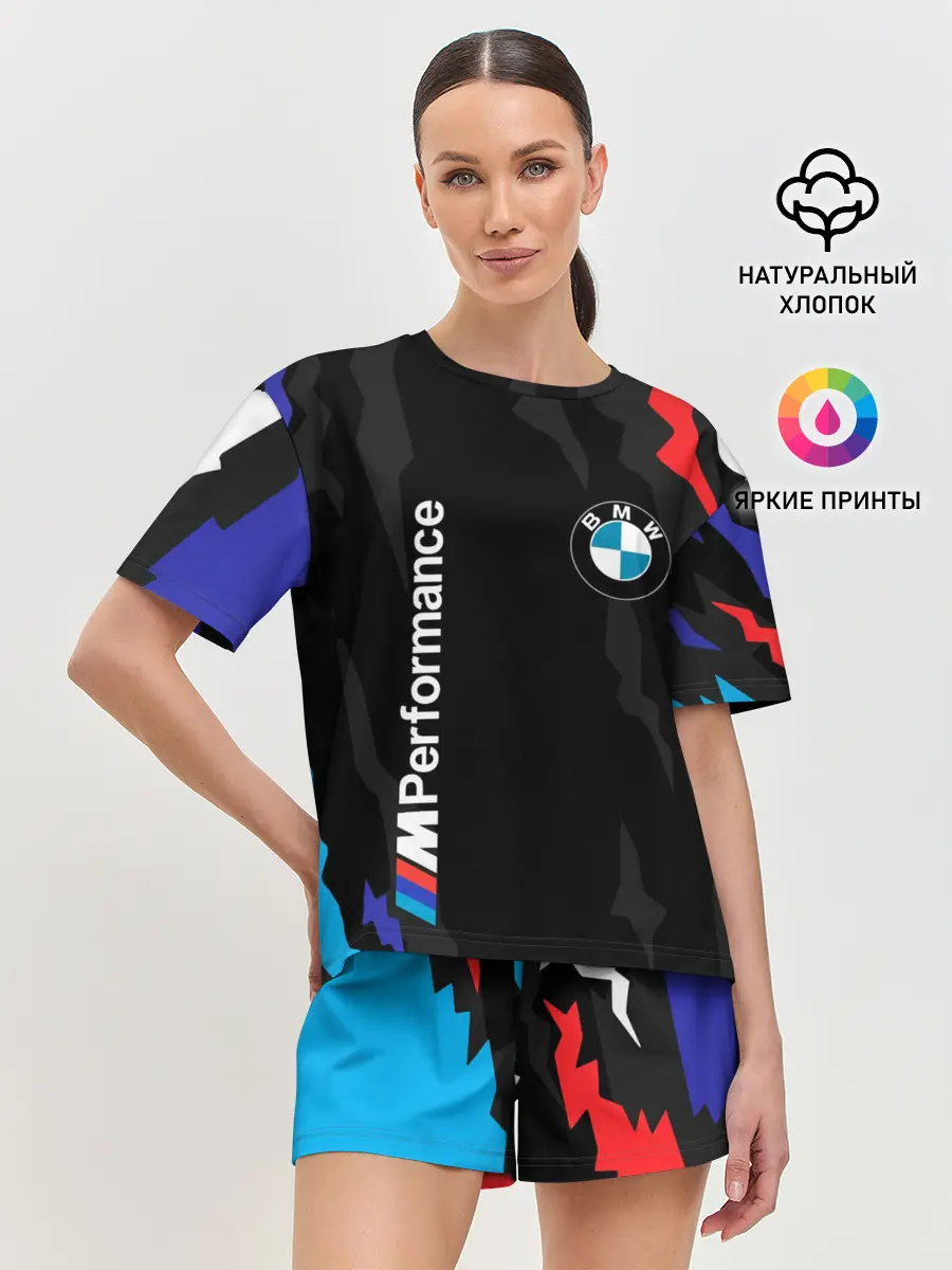 Женская пижама с шортами / BMW M PERFORMANCE / БМВ М