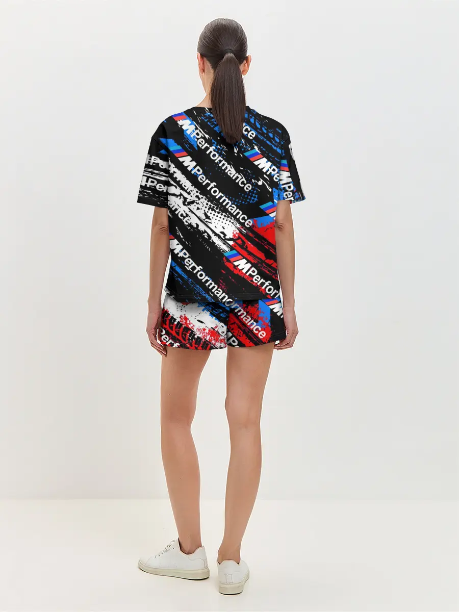 Женская пижама с шортами / BMW M PERFORMANCE / БМВ ГРАНЖ