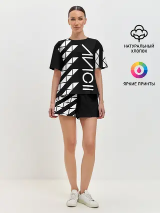 Женская пижама с шортами / AVICII ГЕОМЕТРИЯ