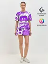 Женская пижама с шортами / DISCORD / ДИСКОРД / ТРЕЩИНЫ