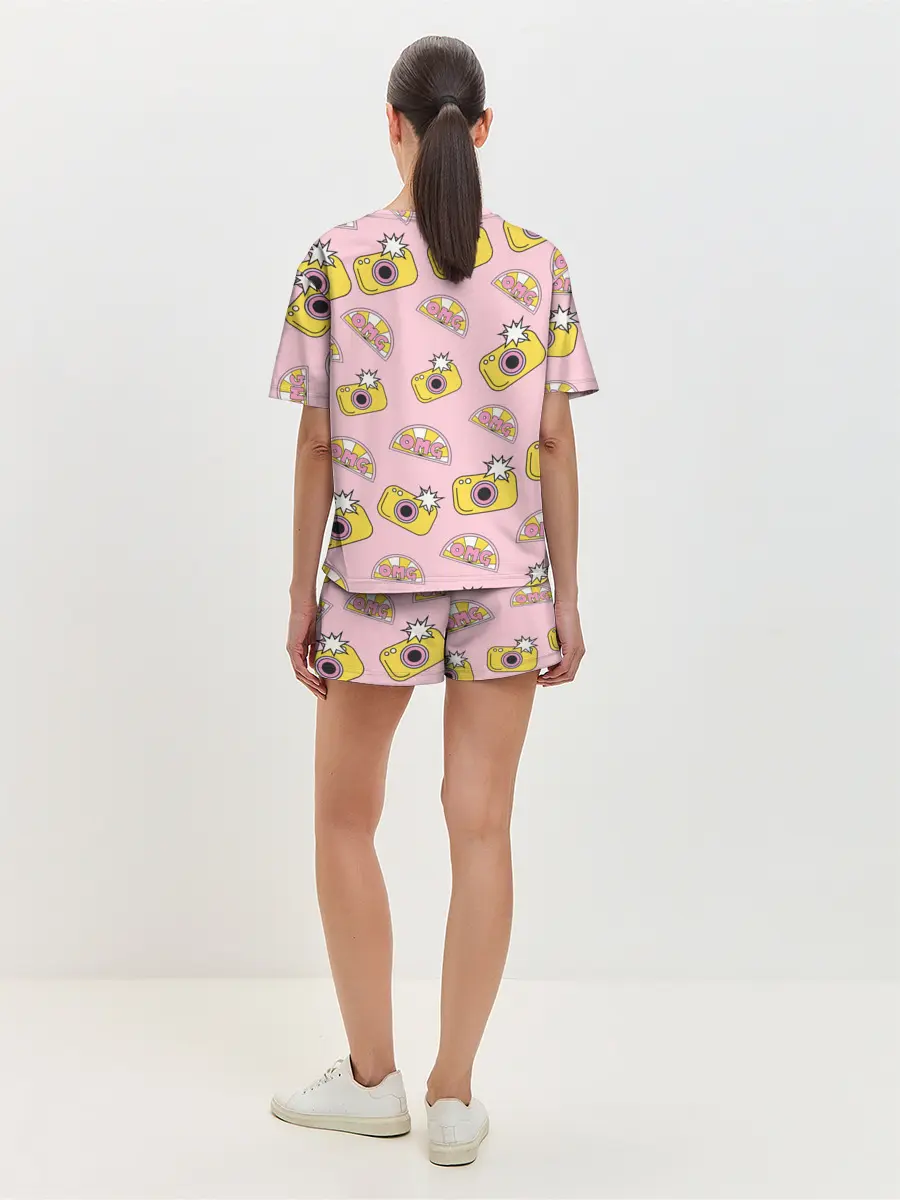 Женская пижама с шортами / Фотики | OMG