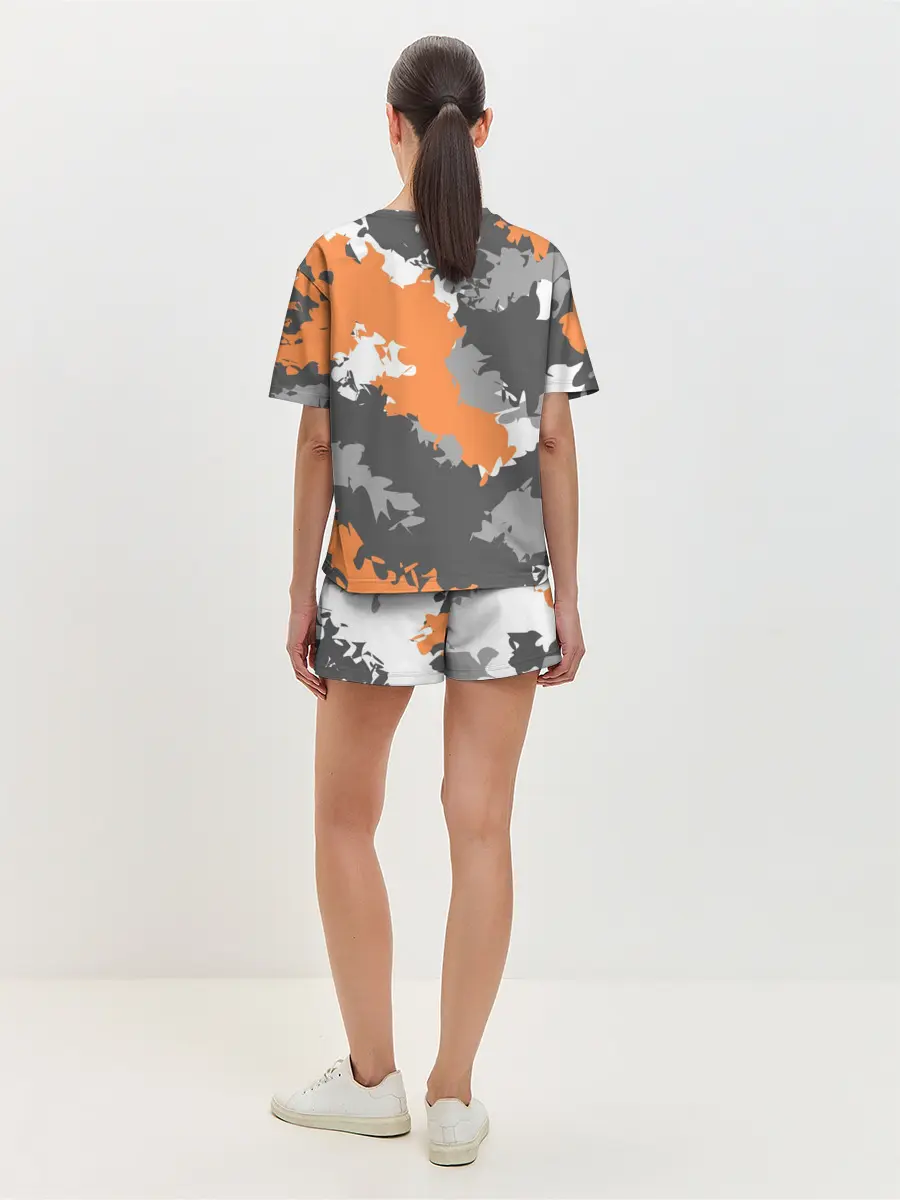 Женская пижама с шортами / Камуфляж