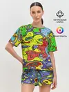 Женская пижама с шортами / Multicolored