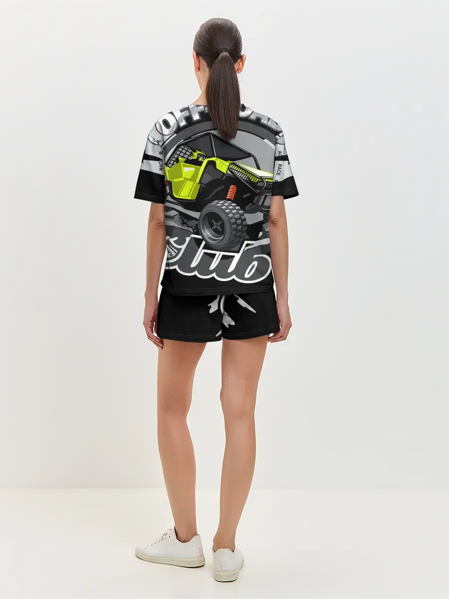 Женская пижама с шортами / Внедорожный