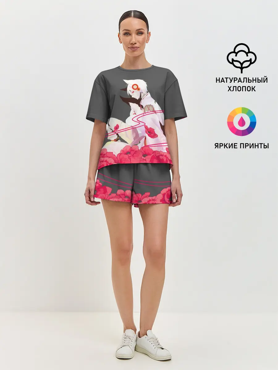 Женская пижама с шортами / Flower Tomoe