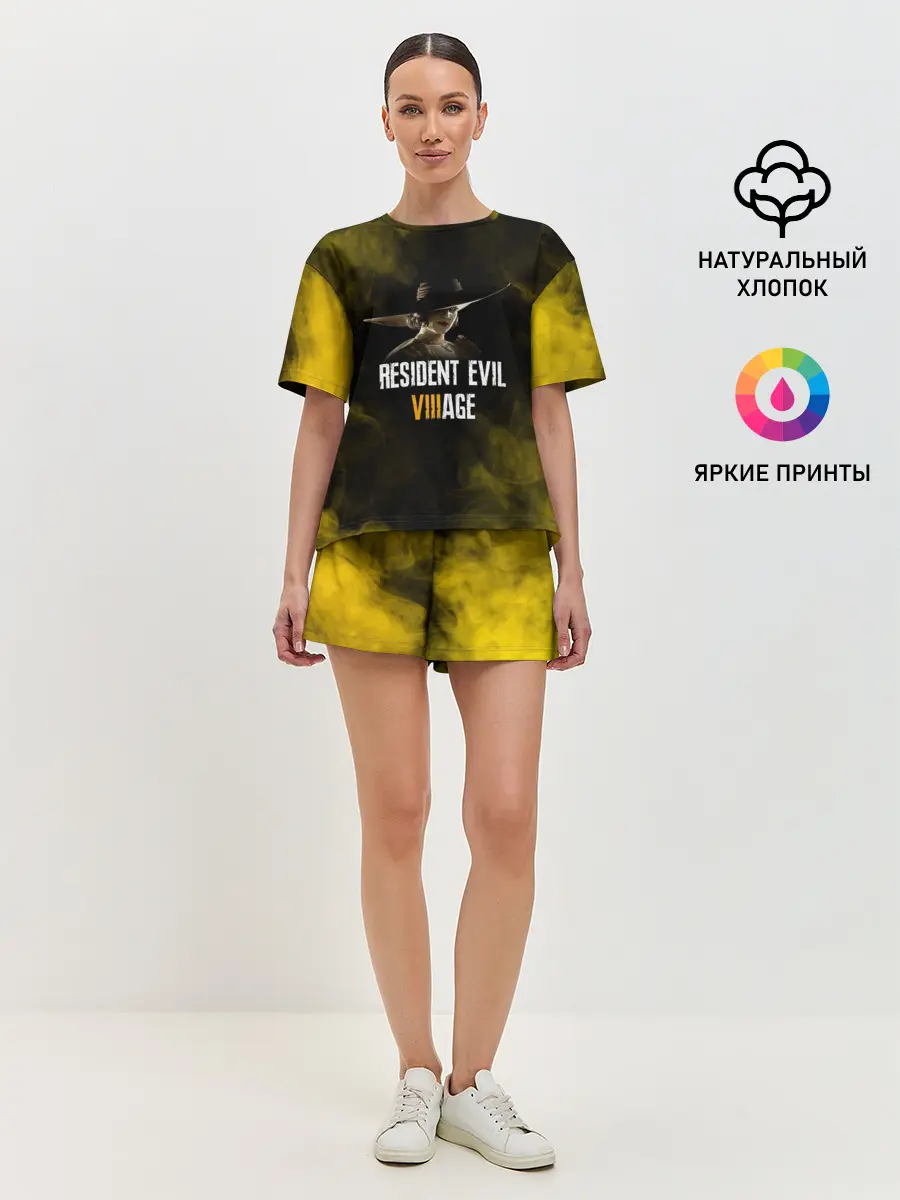 Женская пижама с шортами / RESIDENT EVIL VILLAGE | LADY DIMITRESCU
