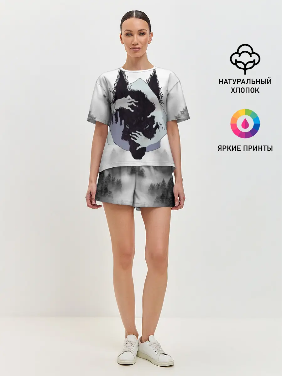 Женская пижама с шортами / ВОЛК | WOLF