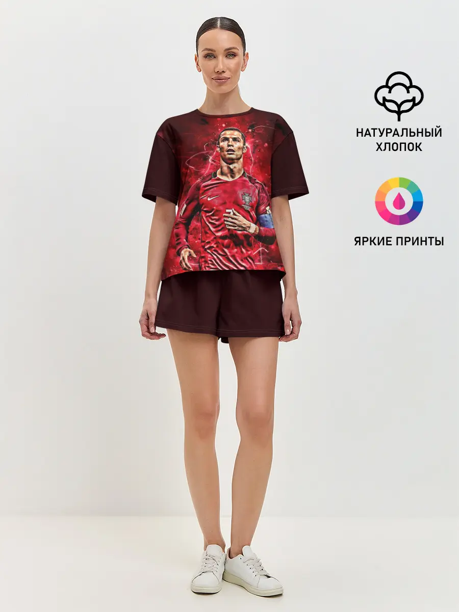 Женская пижама с шортами / Cristiano Ronaldo