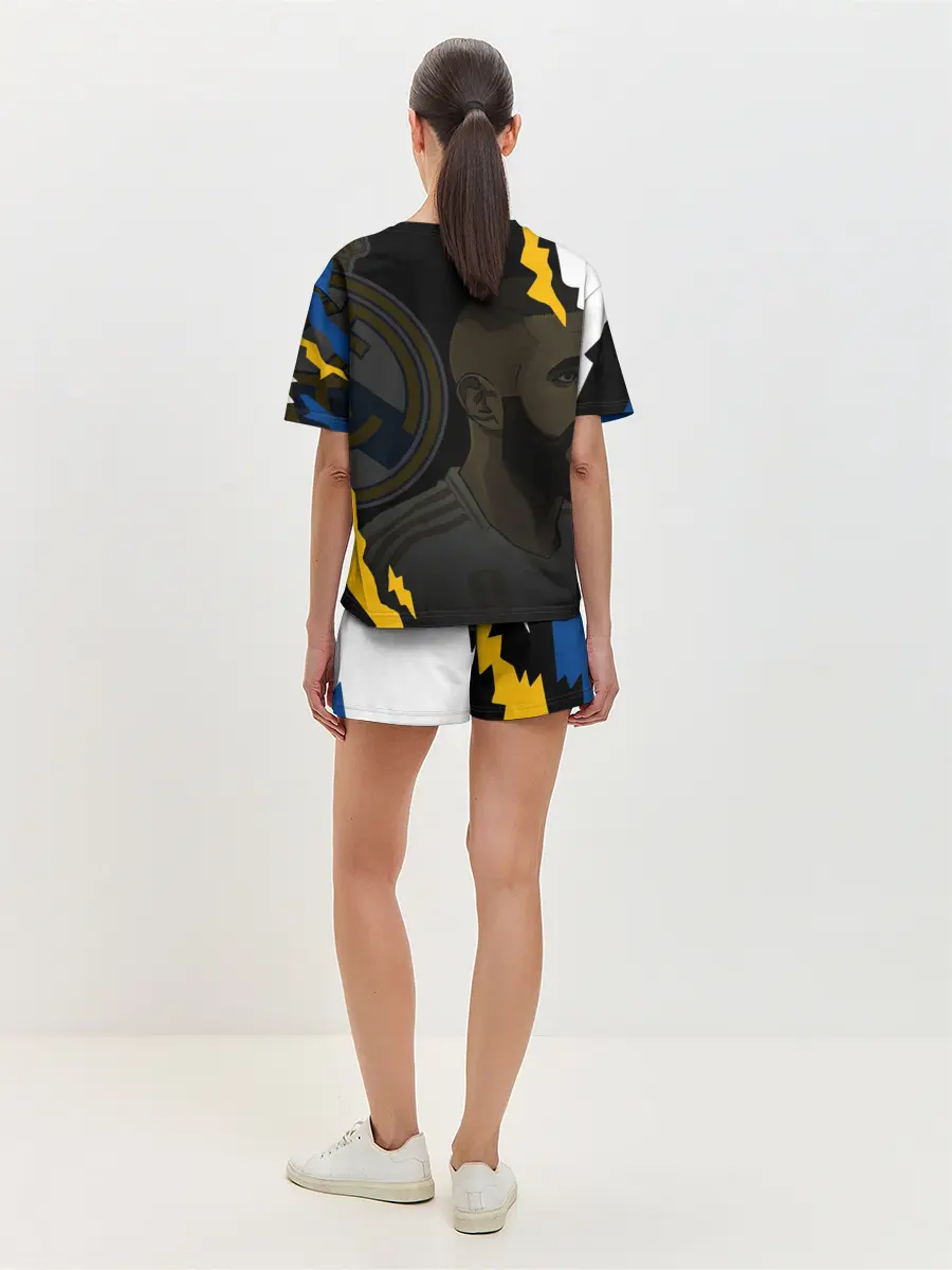 Женская пижама с шортами / КАРИМ БЕНЗЕМА / РЕАЛ МАДРИД