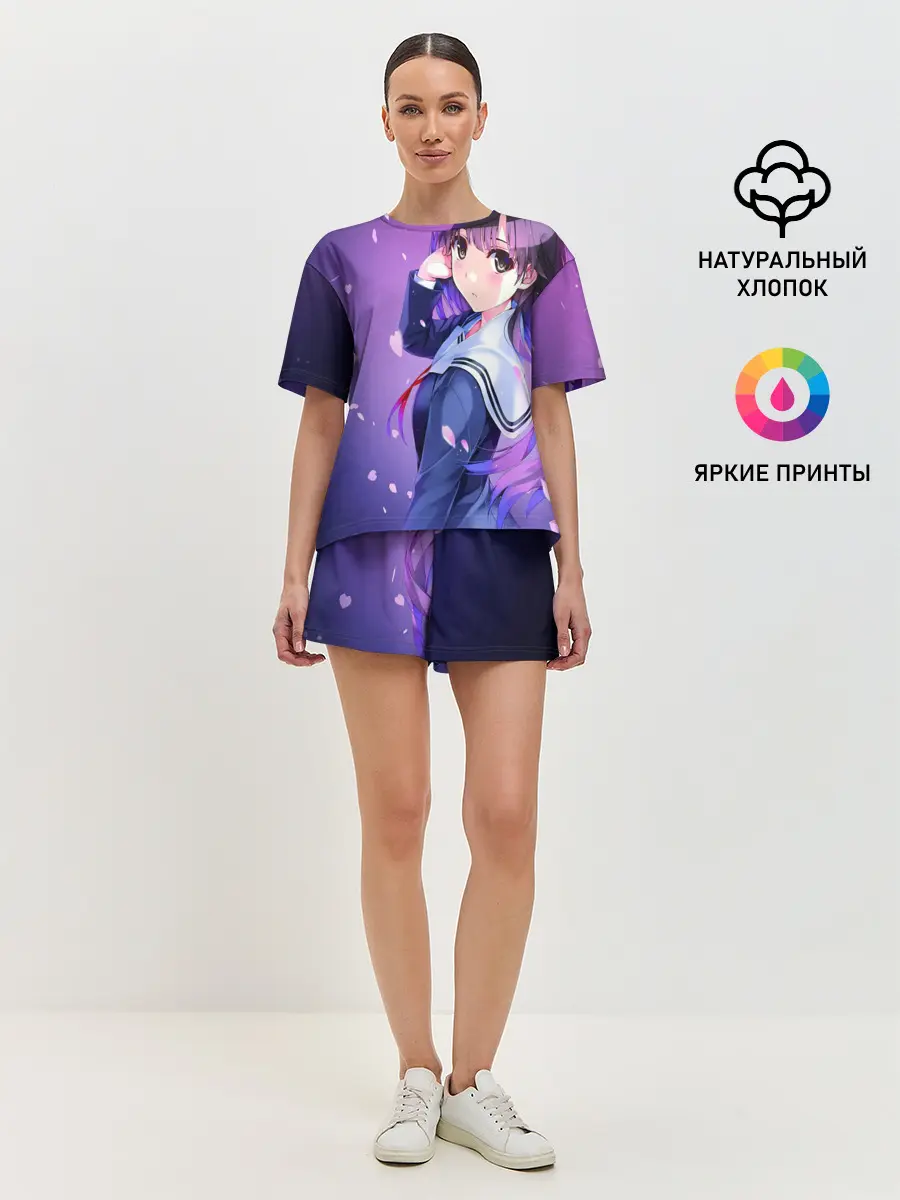 Женская пижама с шортами / Морячка