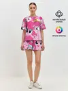 Женская пижама с шортами / Pinkie Pie pattern