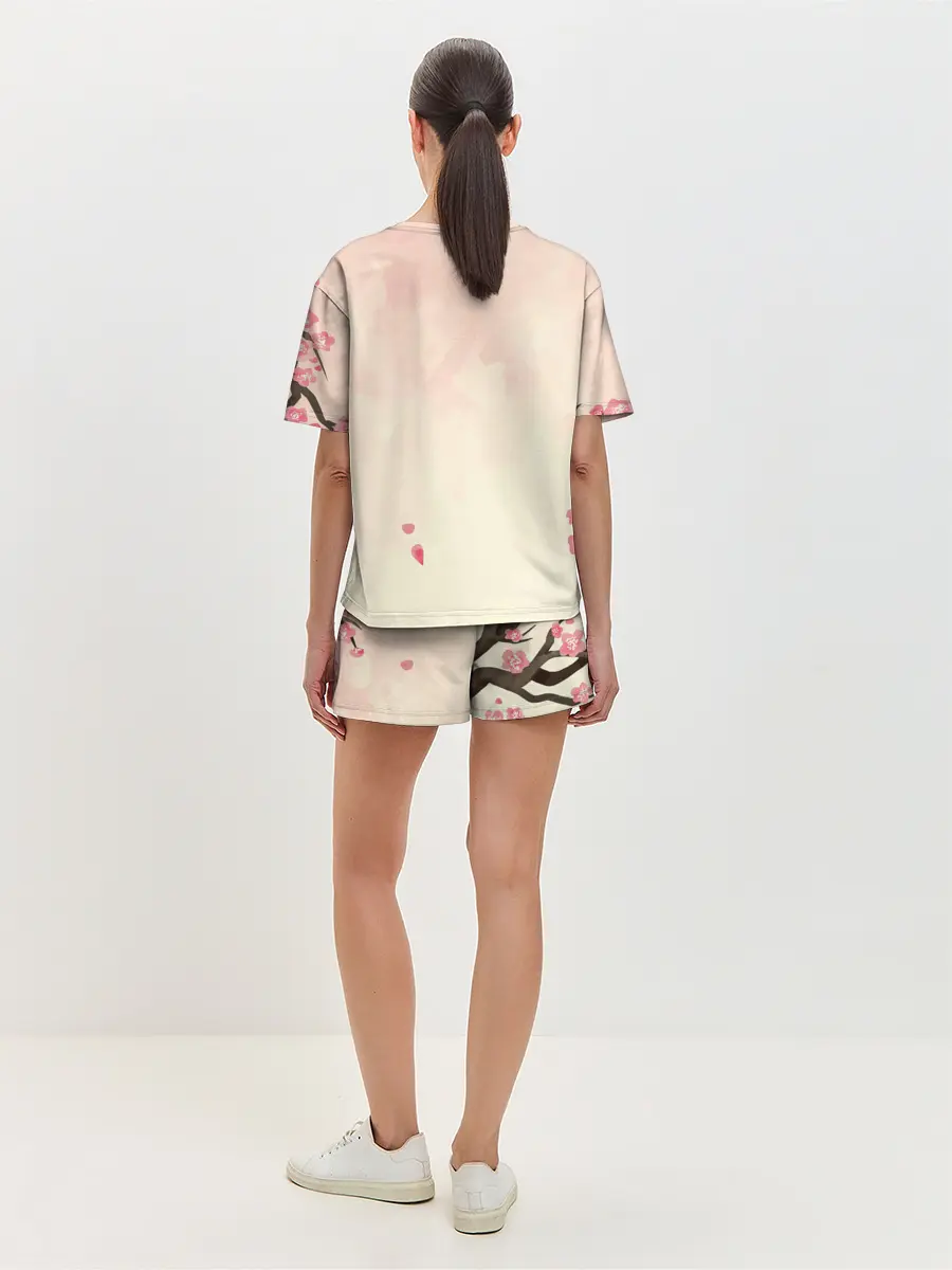 Женская пижама с шортами / АСТА сакура | Black Clover