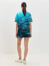 Женская пижама с шортами / Морской мир