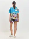 Женская пижама с шортами / Морской мир