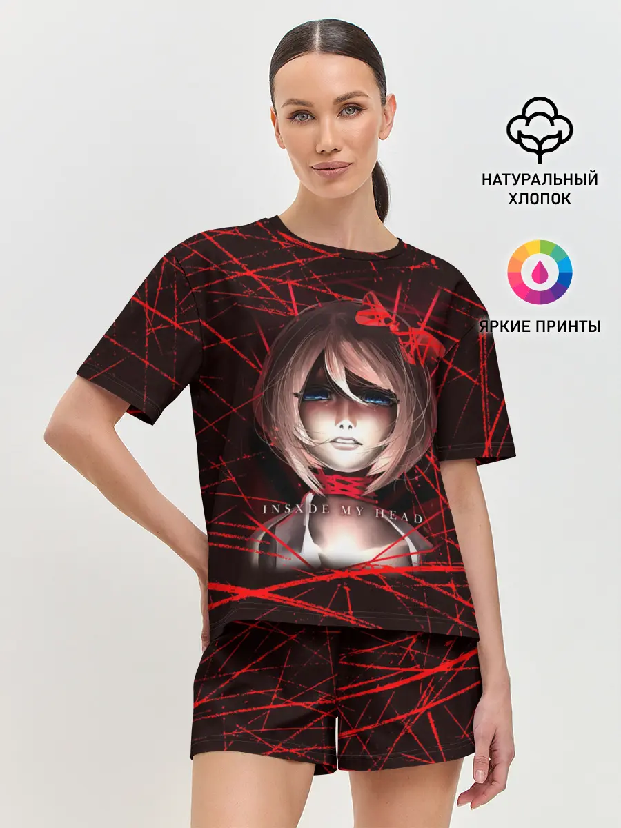 Женская пижама с шортами / Literature Club Саёри