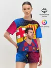 Женская пижама с шортами / ЛИОНЕЛЬ МЕССИ / BARCELONA