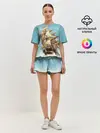 Женская пижама с шортами / Парусник