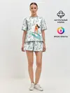 Женская пижама с шортами / Серфингистка