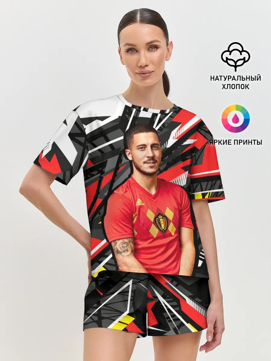 Женская пижама с шортами / Эден Азар