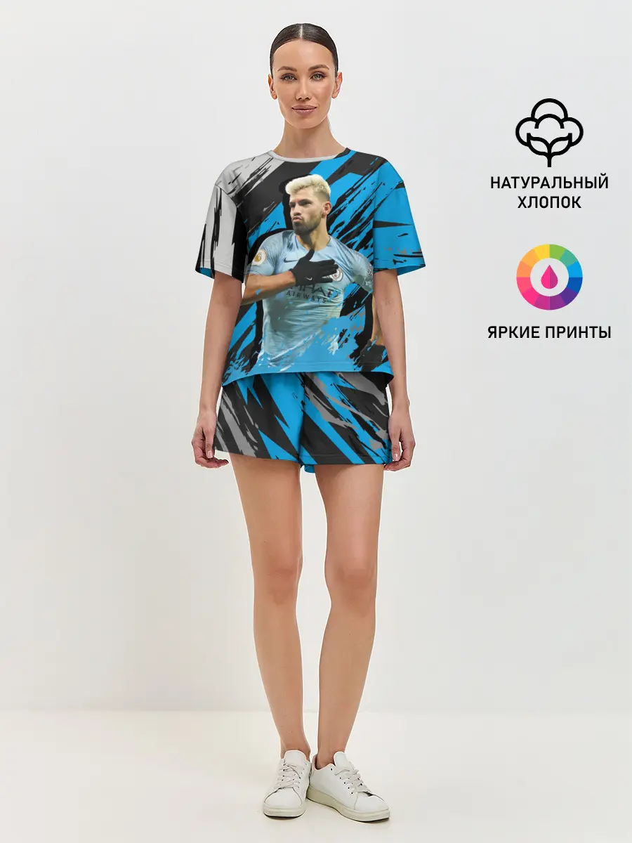 Женская пижама с шортами / Серхио Агуэро