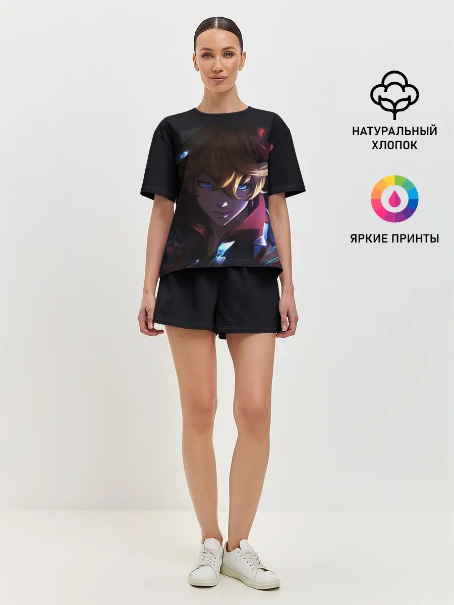 Женская пижама с шортами / ТАРТАЛЬЯ - GENSHIN IMPACT