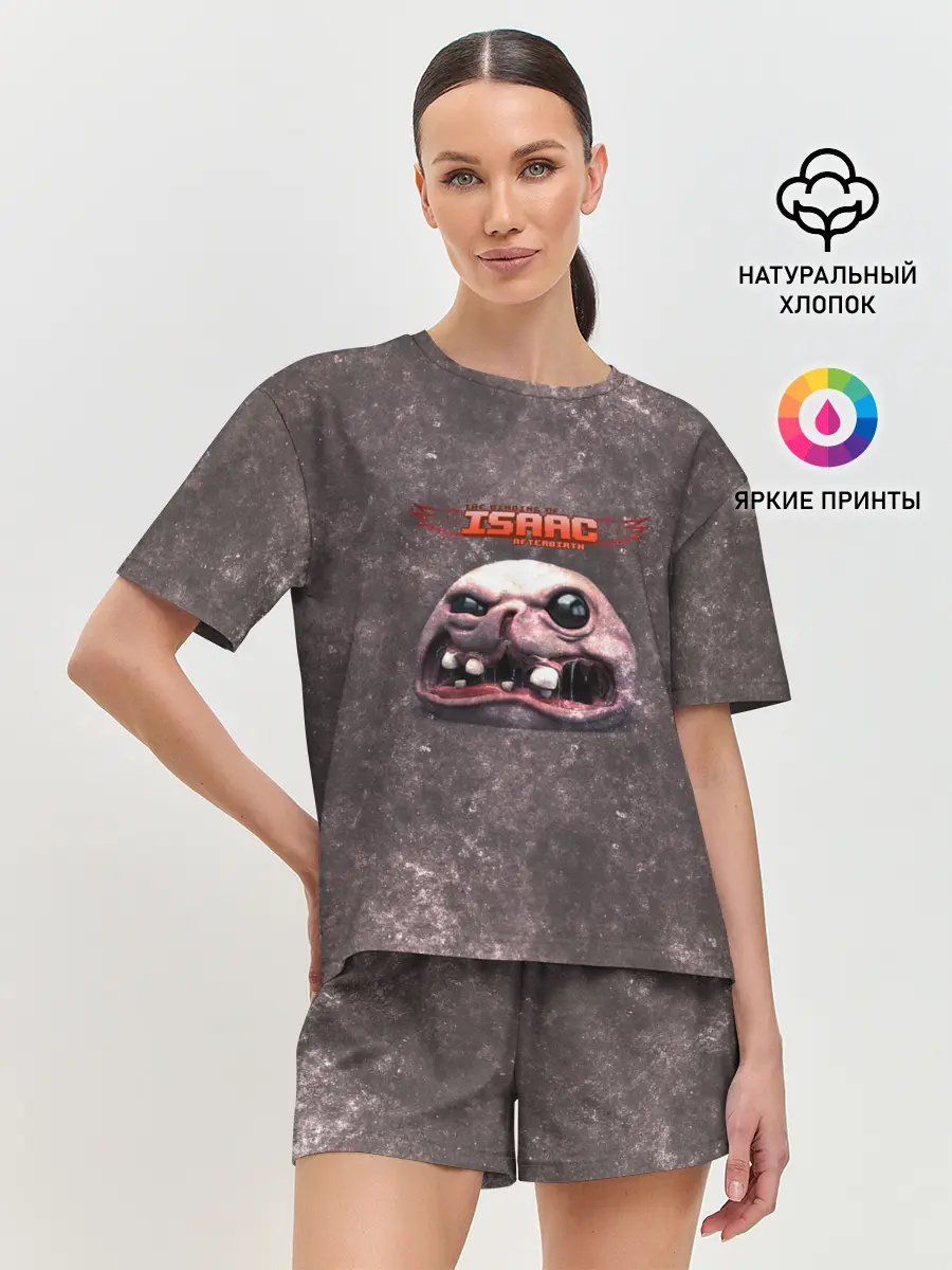Женская пижама с шортами / The Binding of Isaac | ГОЛОВА