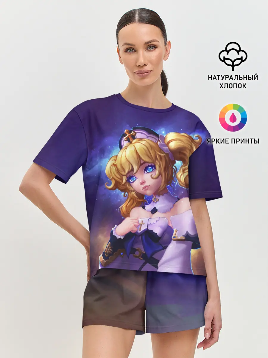 Женская пижама с шортами / GENSHIN IMPACT / BARBARA