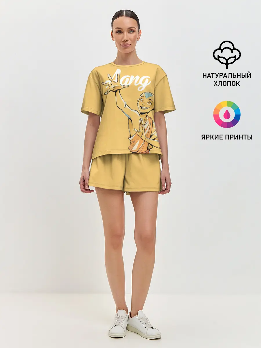 Женская пижама с шортами / Aang last airbender