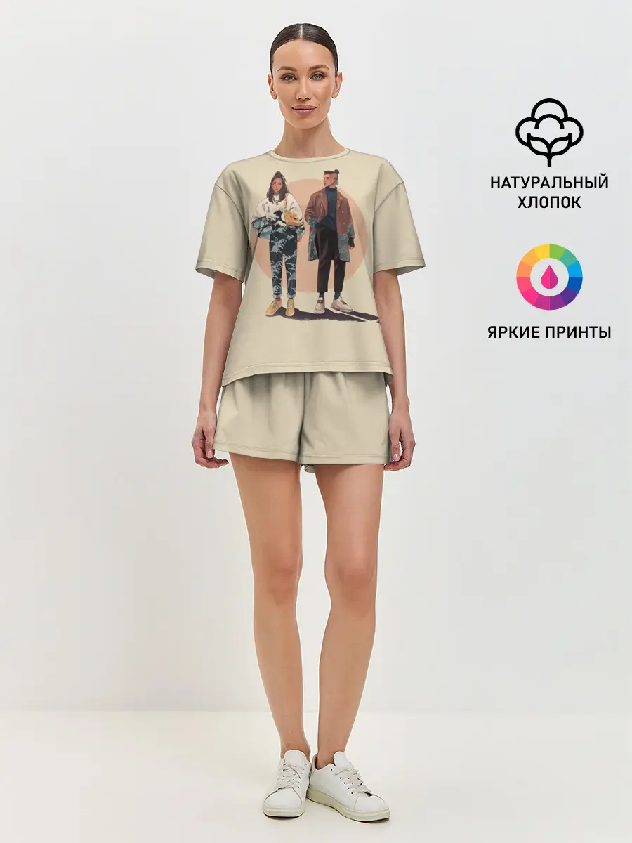 Женская пижама с шортами / Катара и Сокка