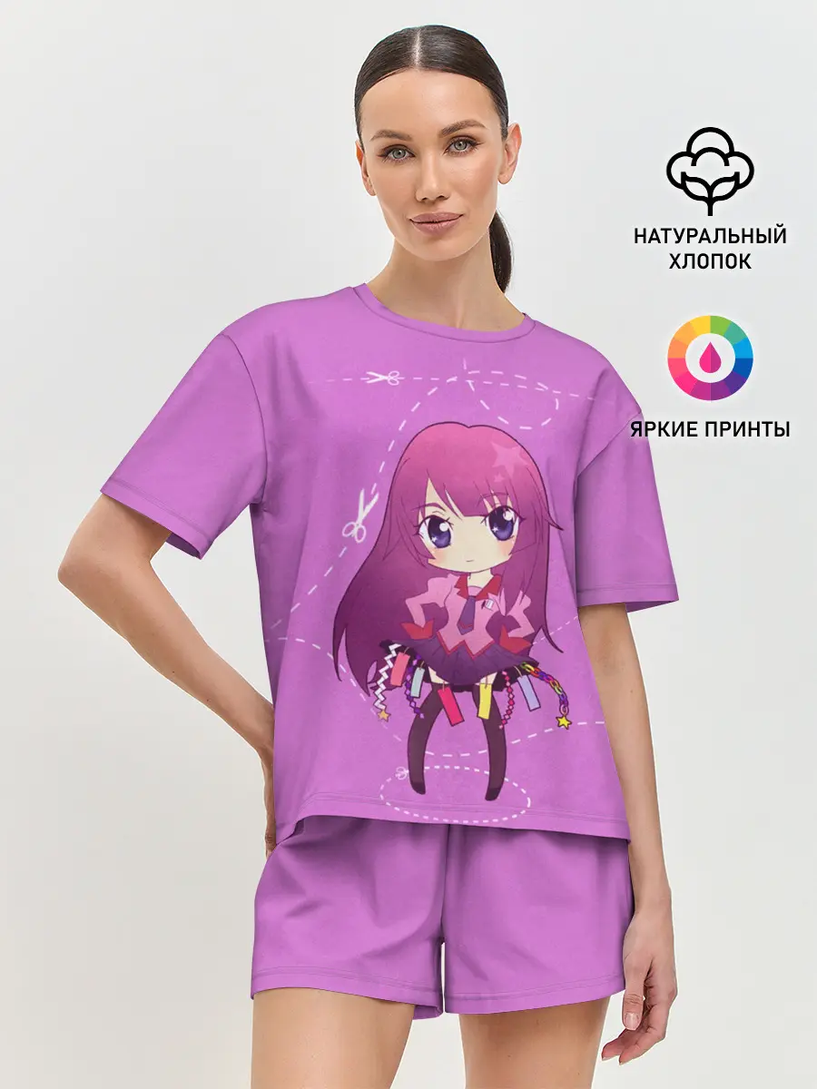 Женская пижама с шортами / Истории монстров