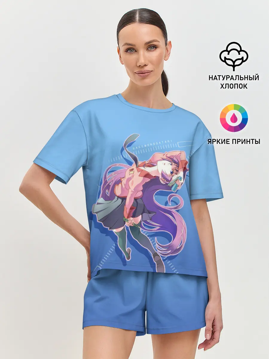 Женская пижама с шортами / Истории монстров