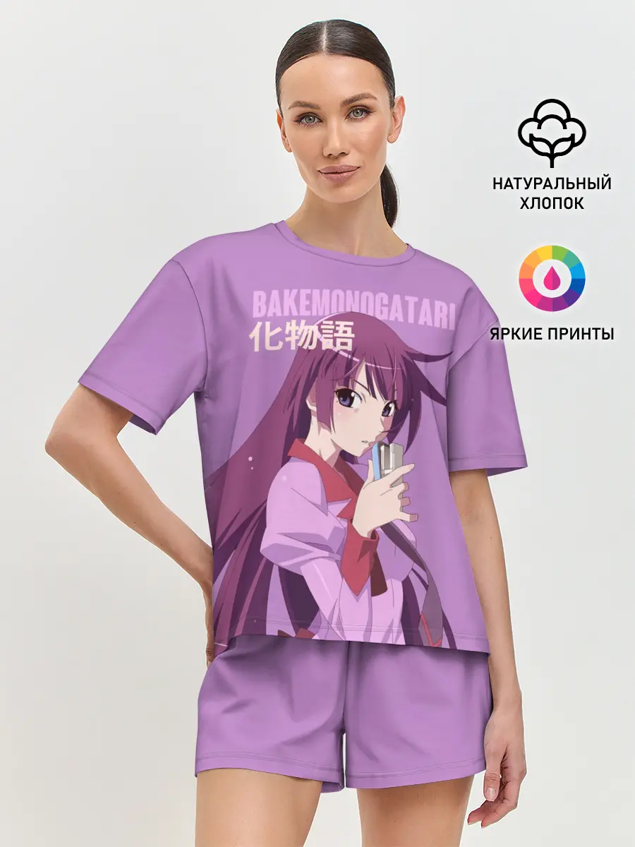 Женская пижама с шортами / Истории монстров