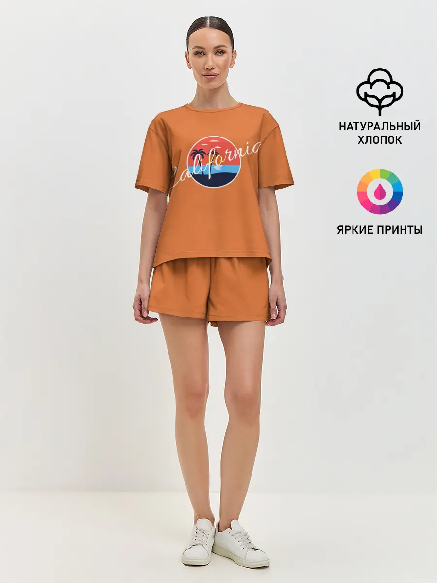 Женская пижама с шортами / California