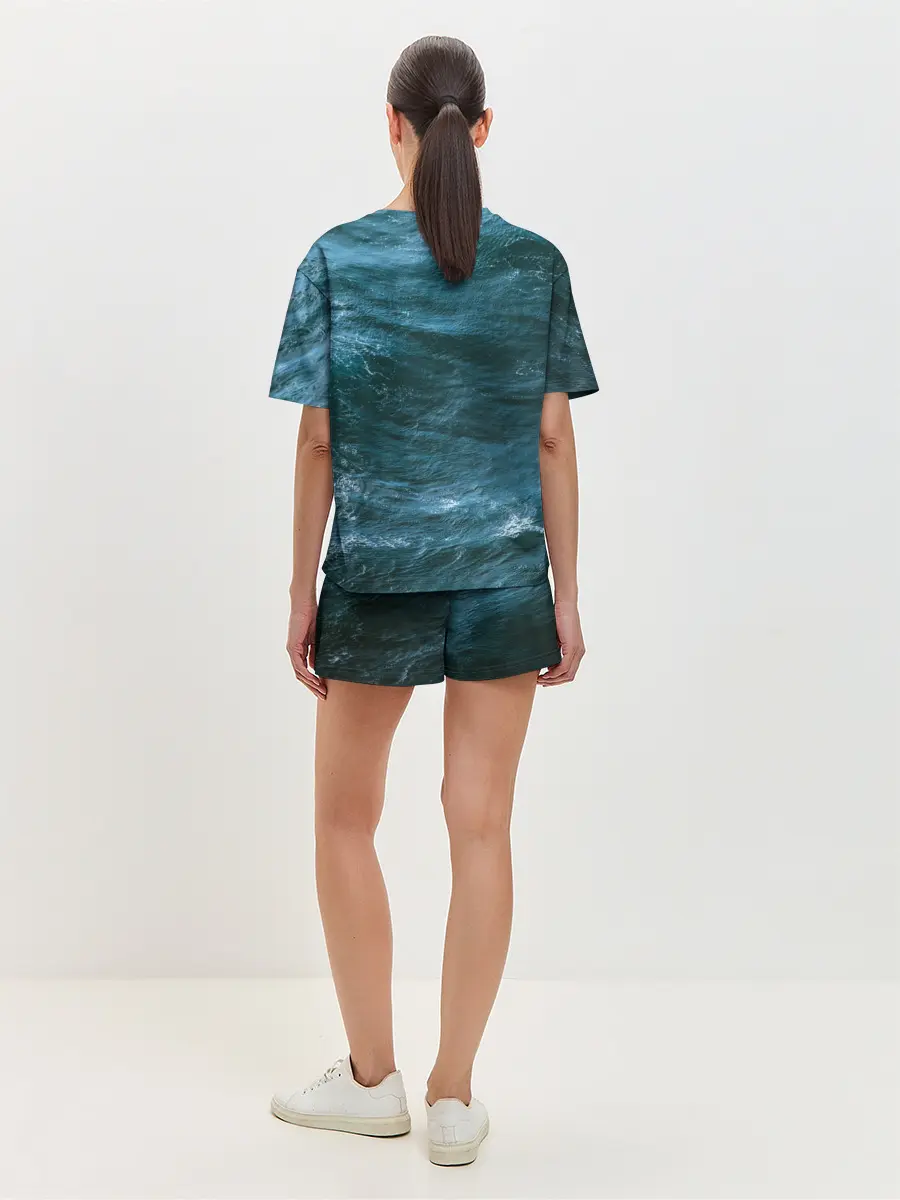 Женская пижама с шортами / дайвинг