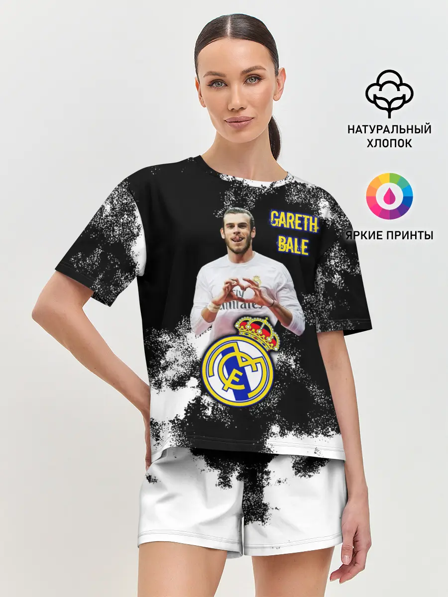 Женская пижама с шортами / Гарет Бэйл/Gareth Bale