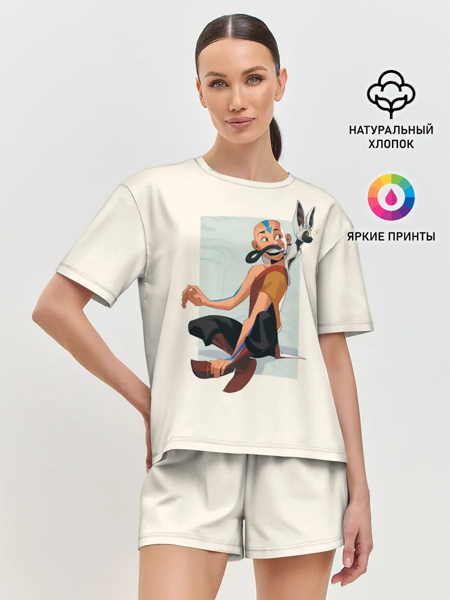 Женская пижама с шортами / Aang avatar